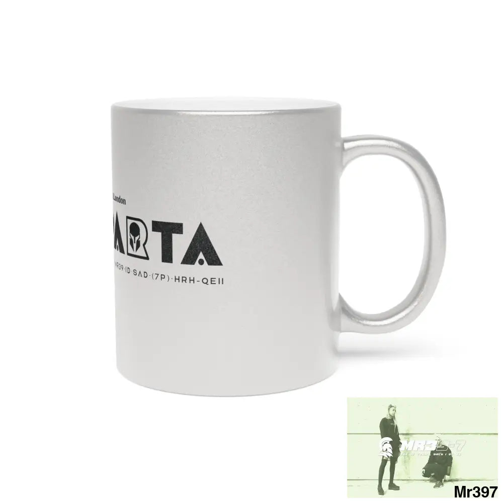 A1-Sparta #I7MI6A1London Metallic Mug (Silver\Gold) Mug