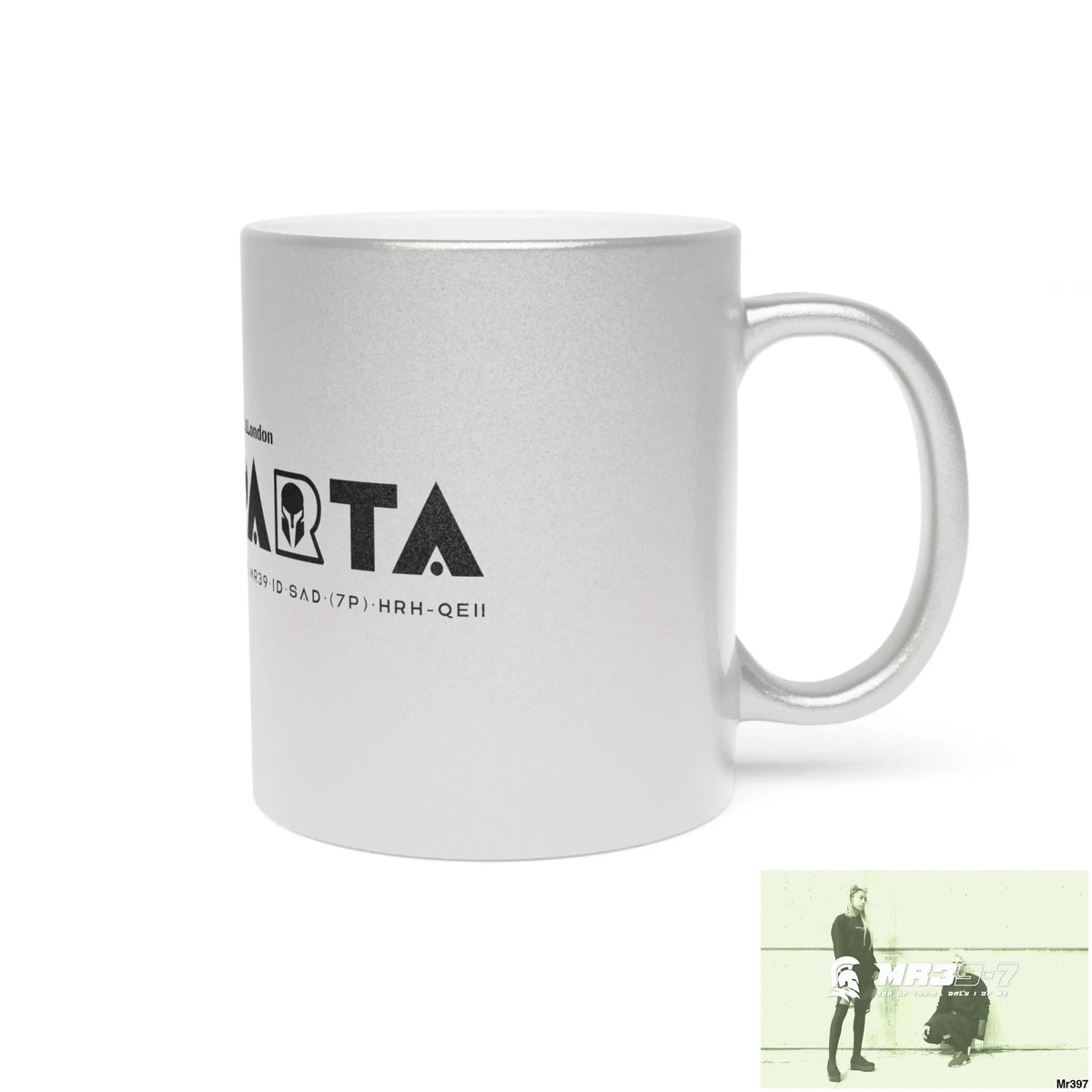 A1-Sparta #I7MI6A1London Metallic Mug (Silver\Gold) Mug