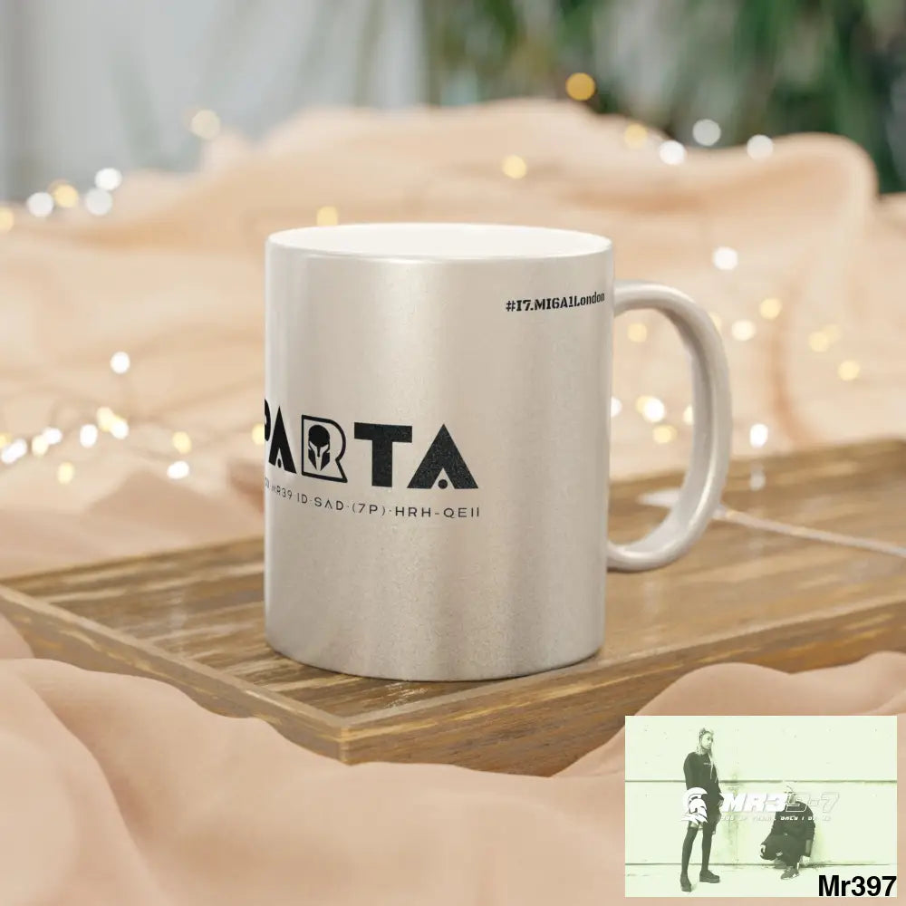 A1-Sparta #I7MI6A1London Metallic Mug (Silver\Gold) Mug