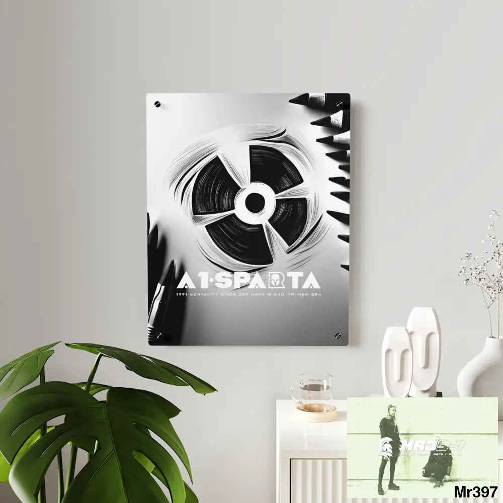 A1-Sparta in blind 2014 Military G Radiation blast Acrylic Wall Art Panels Home Decor