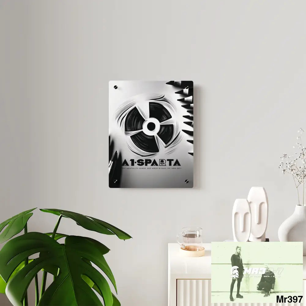 A1-Sparta in blind 2014 Military G Radiation blast Acrylic Wall Art Panels Home Decor
