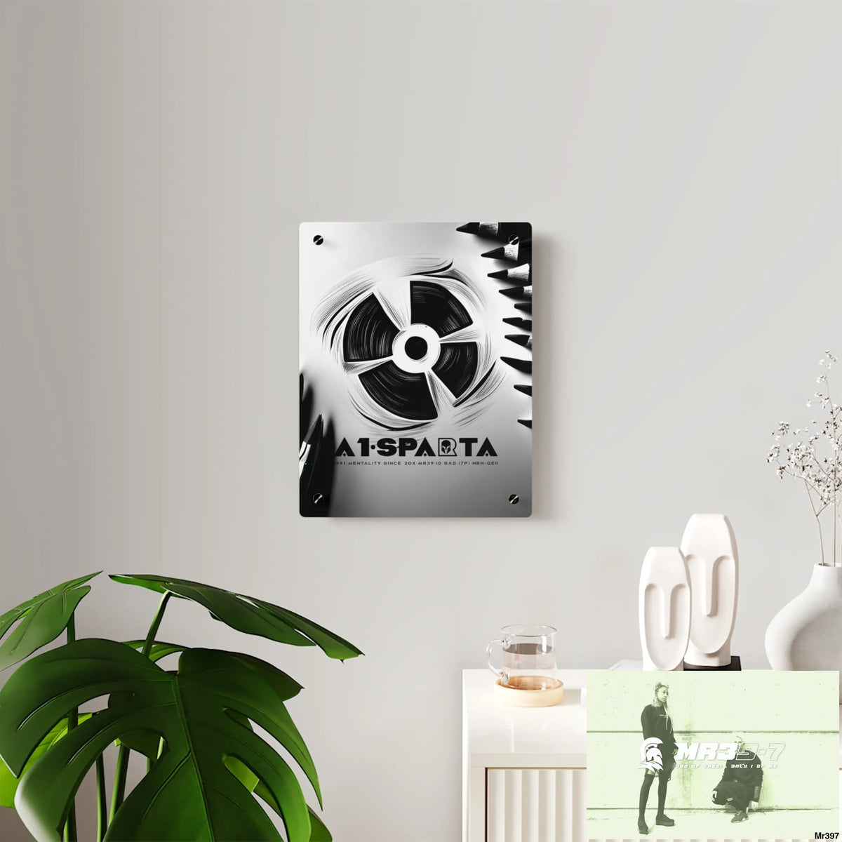 A1-Sparta in blind 2014 Military G Radiation blast Acrylic Wall Art Panels Home Decor