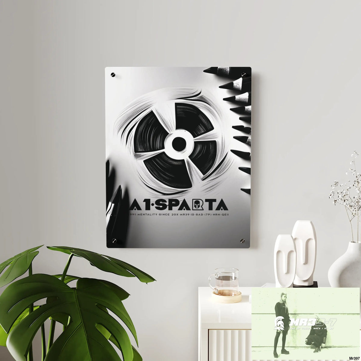 A1-Sparta in blind 2014 Military G Radiation blast Acrylic Wall Art Panels Home Decor