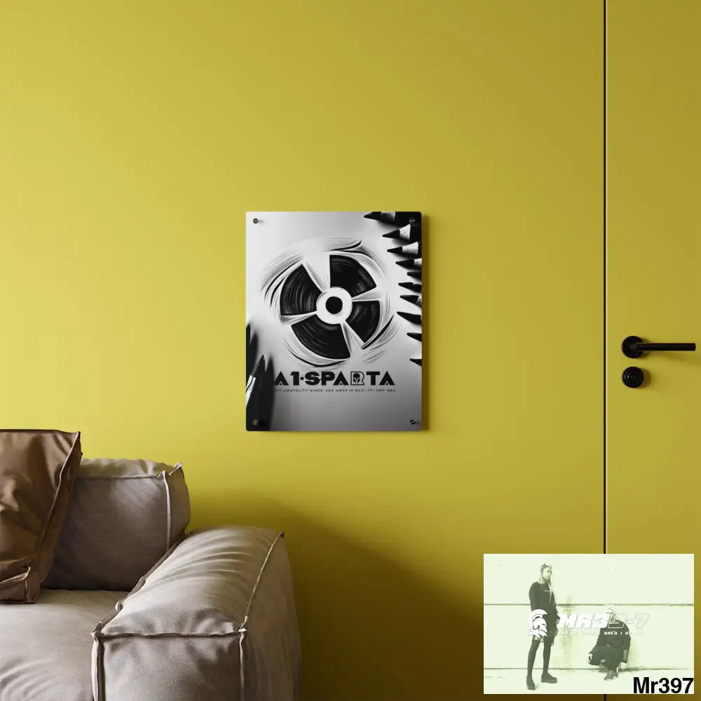 A1-Sparta in blind 2014 Military G Radiation blast Acrylic Wall Art Panels Home Decor