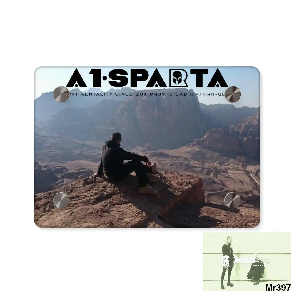 A1-Sparta Jordan Break from Madness 2014 Acrylic Wall Art Panels 7’’ x 5’’ (Horizontal) / 0.25’’ Home Decor