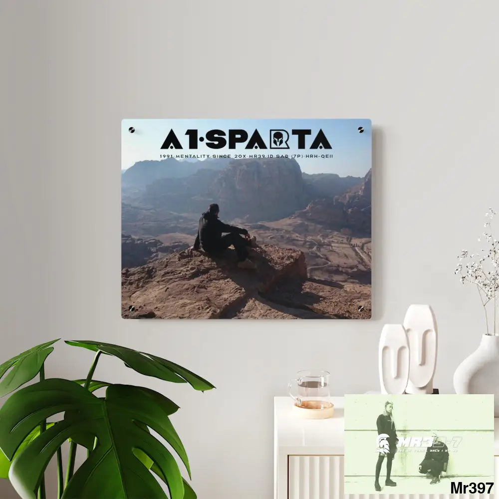 A1-Sparta Jordan Break from Madness 2014 Acrylic Wall Art Panels Home Decor