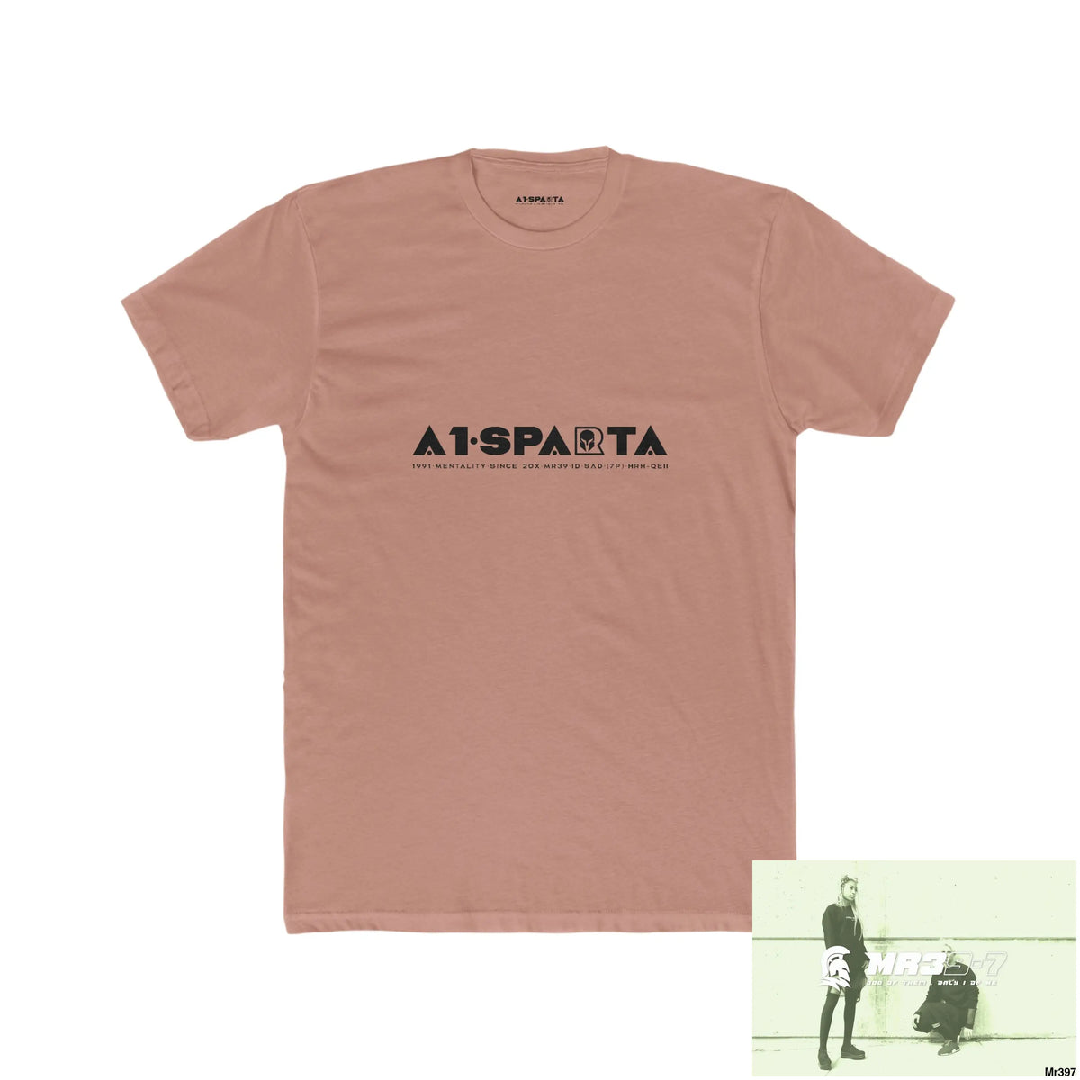 A1-Sparta Kenya 2015 Mombasa Airport Top Thai Organised Crime Men’s Cotton Crew Tee Solid Desert Pink / S T-Shirt