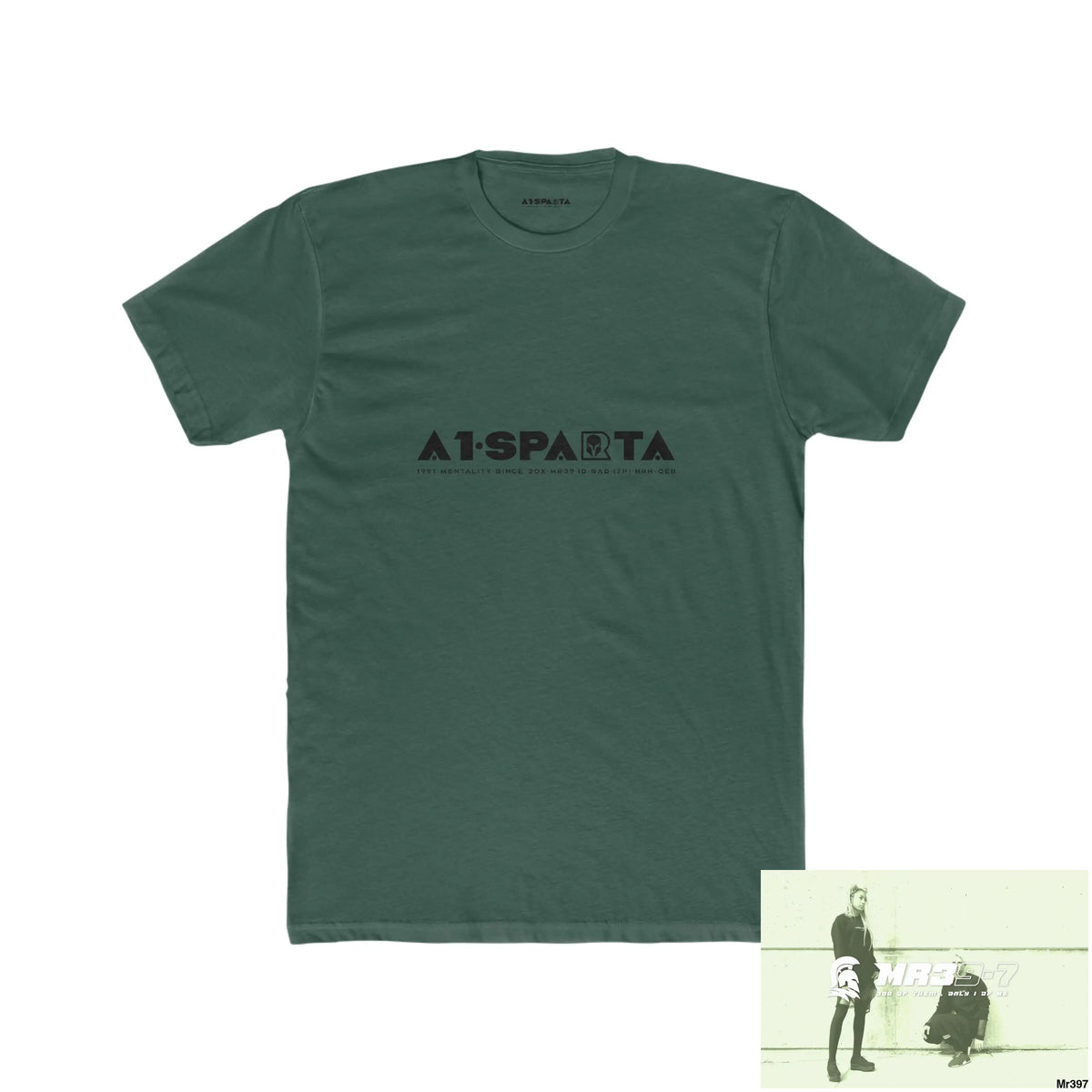 A1-Sparta Kenya 2015 Mombasa Airport Top Thai Organised Crime Men’s Cotton Crew Tee Solid Forest Green / S T-Shirt