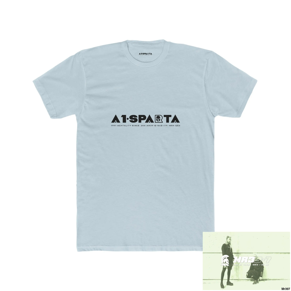 A1-Sparta Kenya 2015 Mombasa Airport Top Thai Organised Crime Men’s Cotton Crew Tee Solid Light Blue / S T-Shirt