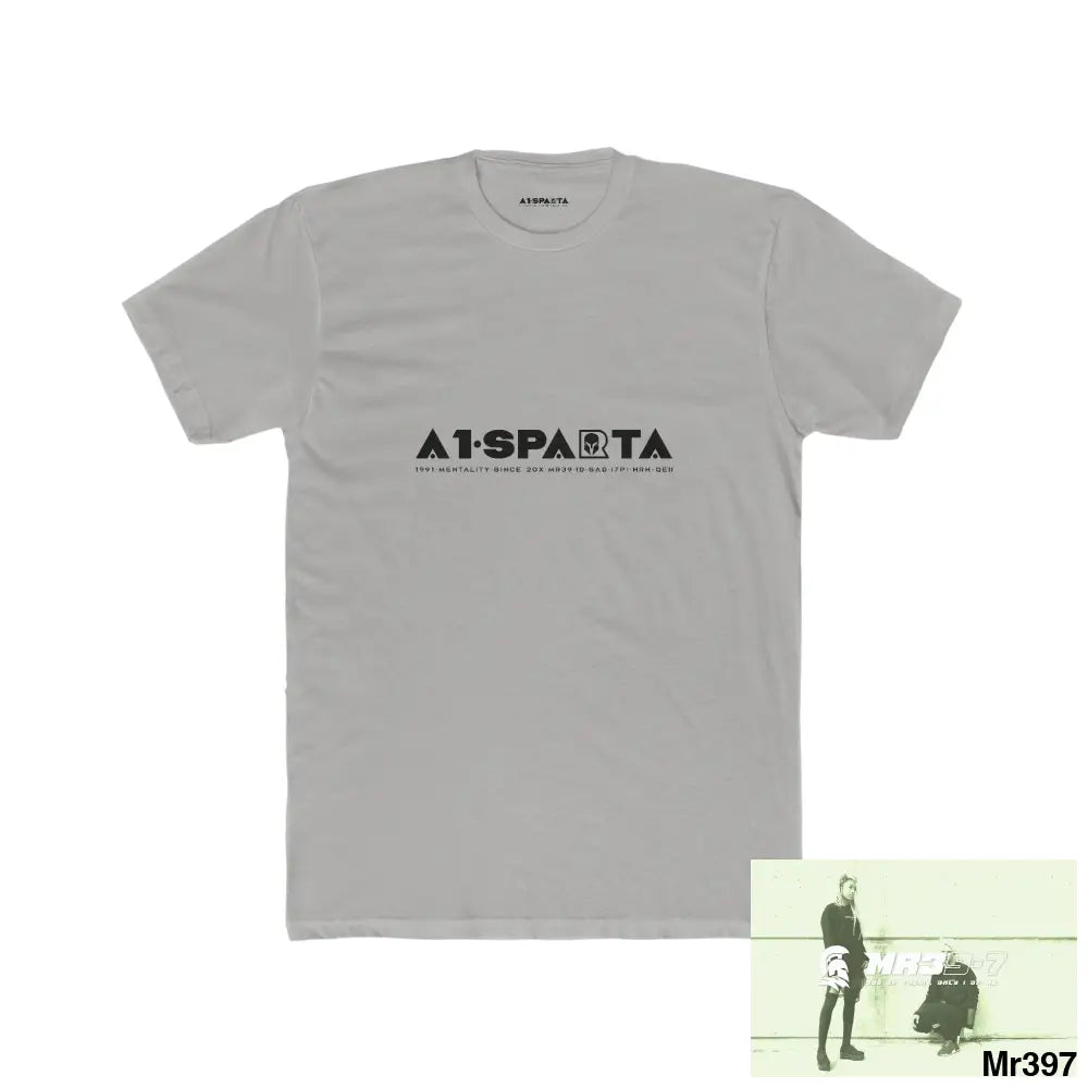 A1-Sparta Kenya 2015 Mombasa Airport Top Thai Organised Crime Men’s Cotton Crew Tee Solid Light Grey / S T-Shirt
