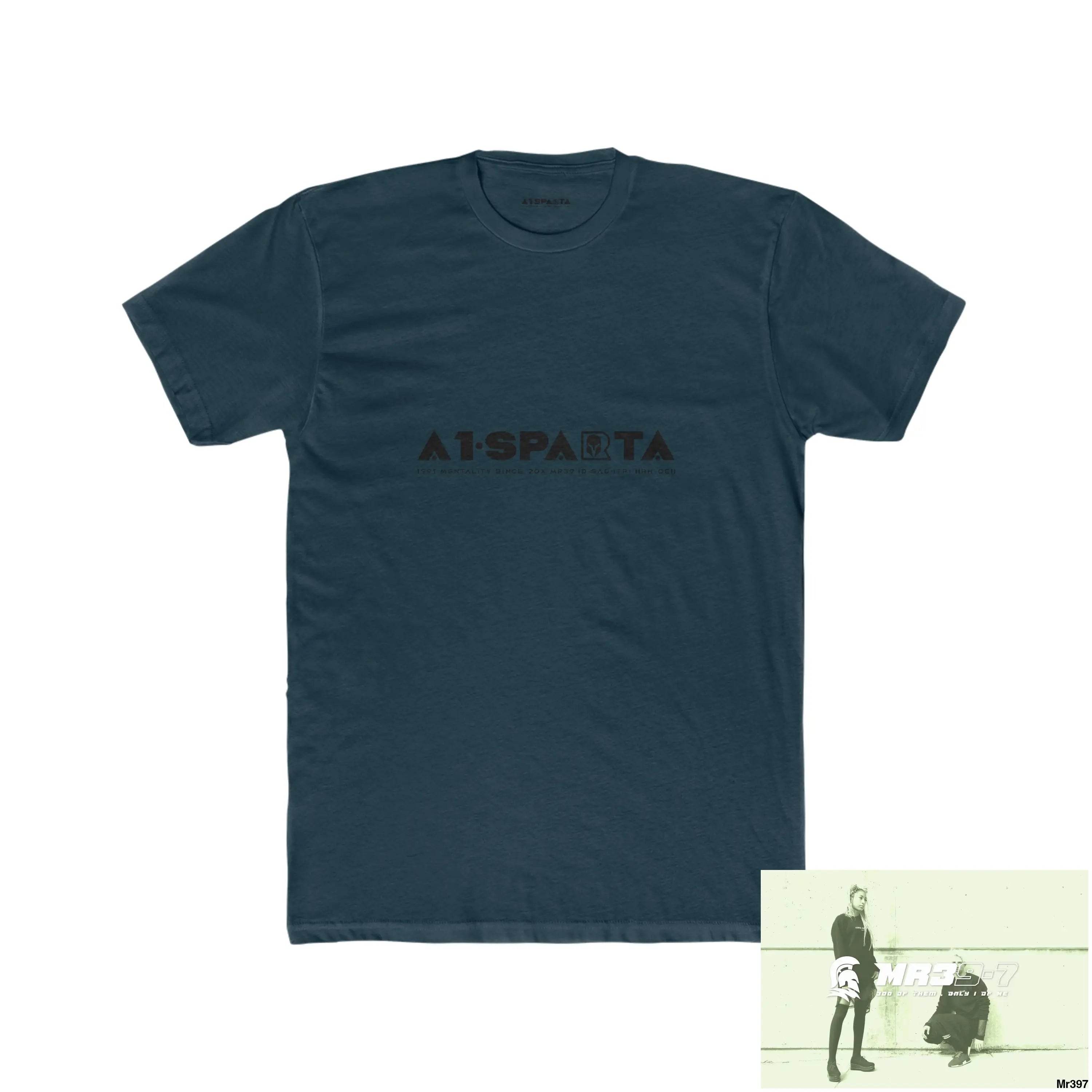 A1-Sparta Kenya 2015 Mombasa Airport Top Thai Organised Crime Men’s Cotton Crew Tee Solid Midnight Navy / XS T-Shirt