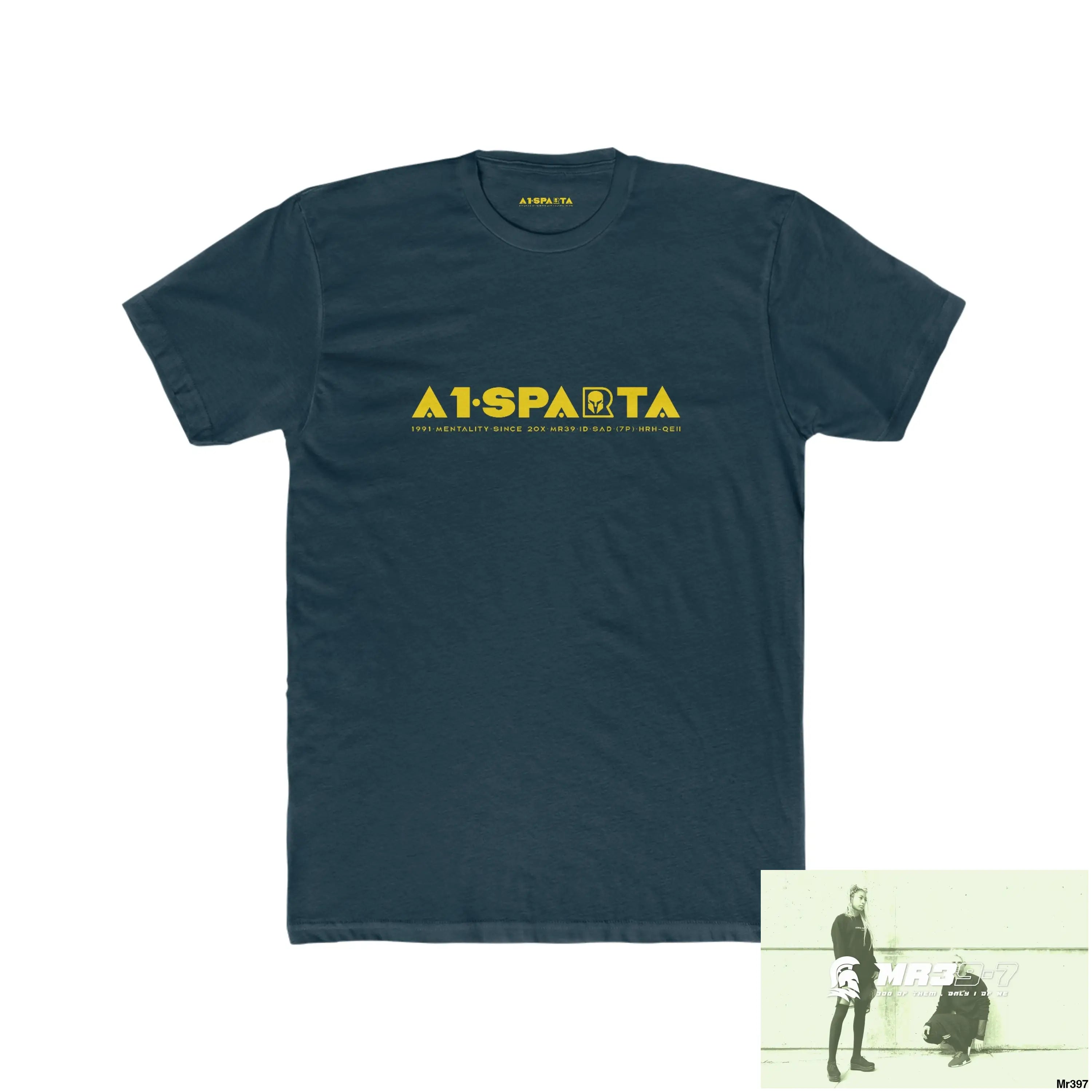 A1•Sparta Kenya 2015 Mombasa Airport Top Thai Organised Crime Men’s Cotton Crew Tee Solid Midnight Navy / XS T-Shirt