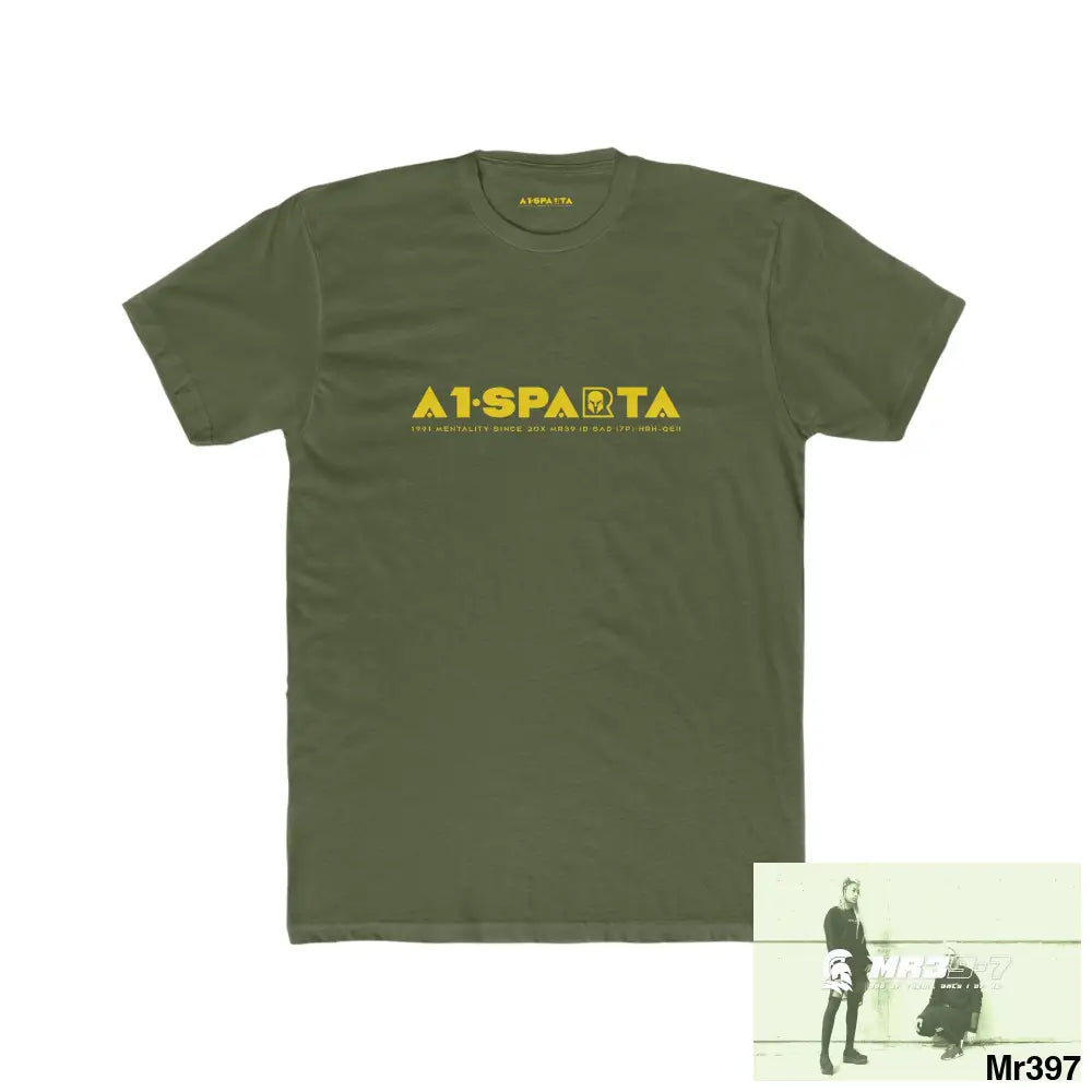 A1•Sparta Kenya 2015 Mombasa Airport Top Thai Organised Crime Men’s Cotton Crew Tee Solid Military Green / XS T-Shirt