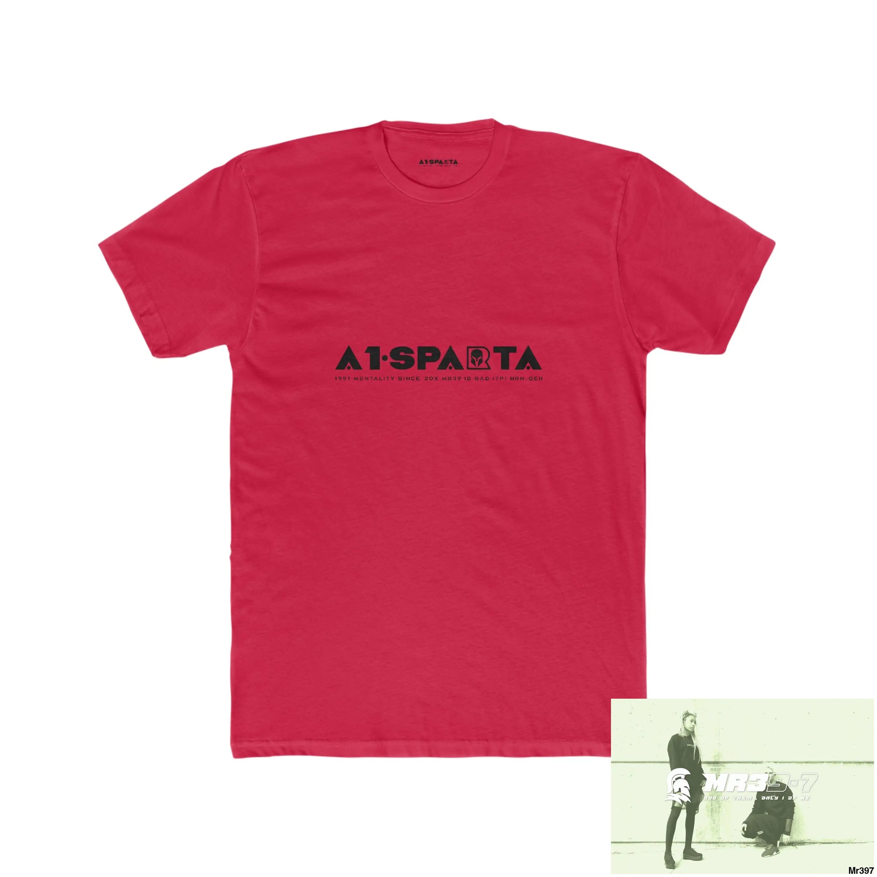 A1-Sparta Kenya 2015 Mombasa Airport Top Thai Organised Crime Men’s Cotton Crew Tee Solid Red / XS T-Shirt