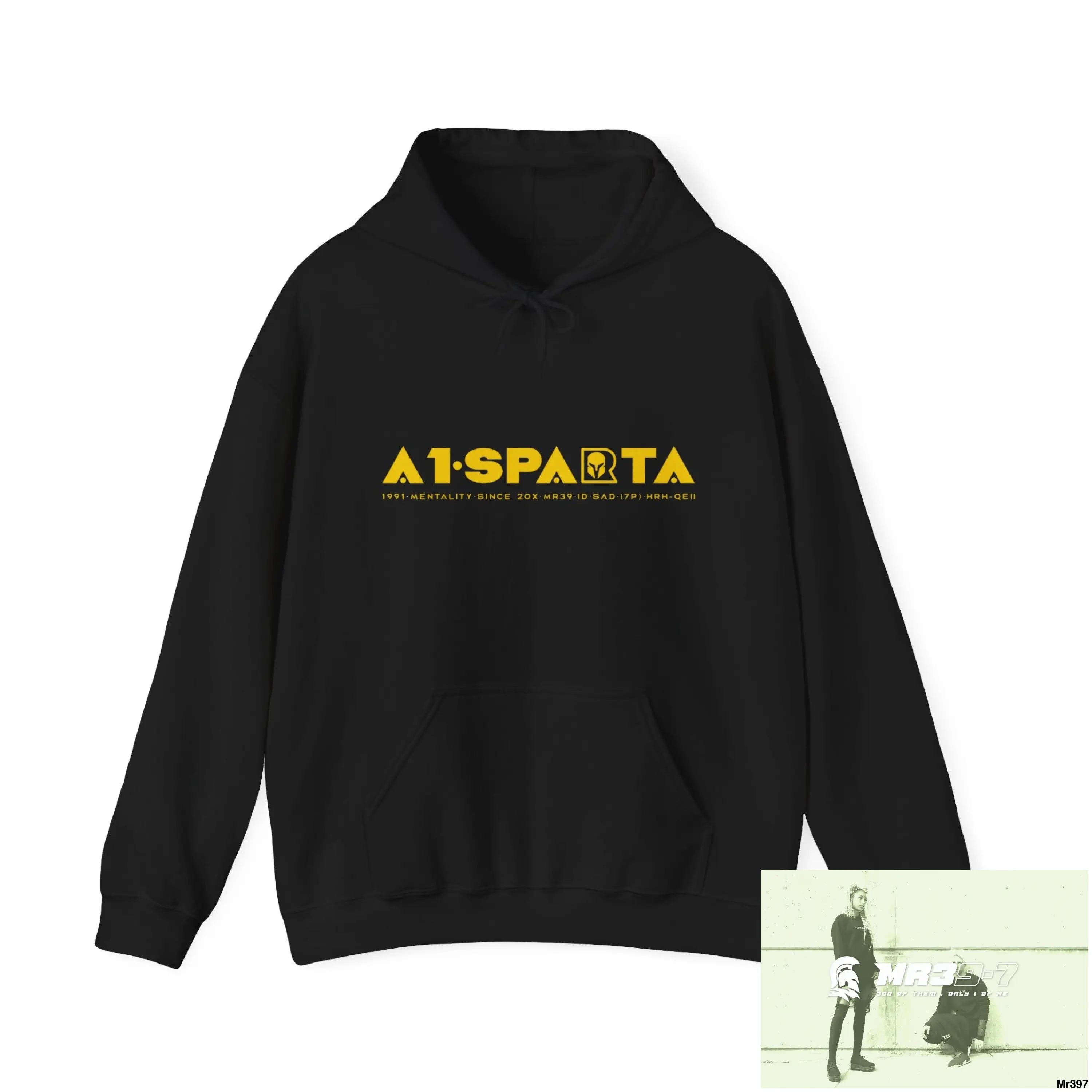 A1•Sparta Kenya 2015 Mombasa Airport Top Thai Tactical Trap Unisex Heavy Blend™ Hooded Sweatshirt Black / S Hoodie