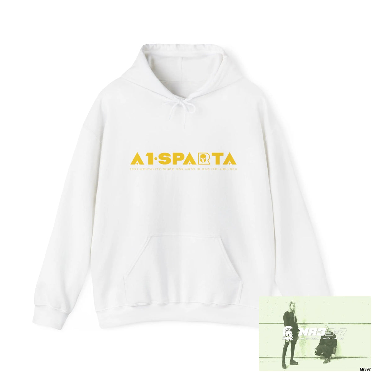 A1•Sparta Kenya 2015 Mombasa Airport Top Thai Tactical Trap Unisex Heavy Blend™ Hooded Sweatshirt White / M Hoodie