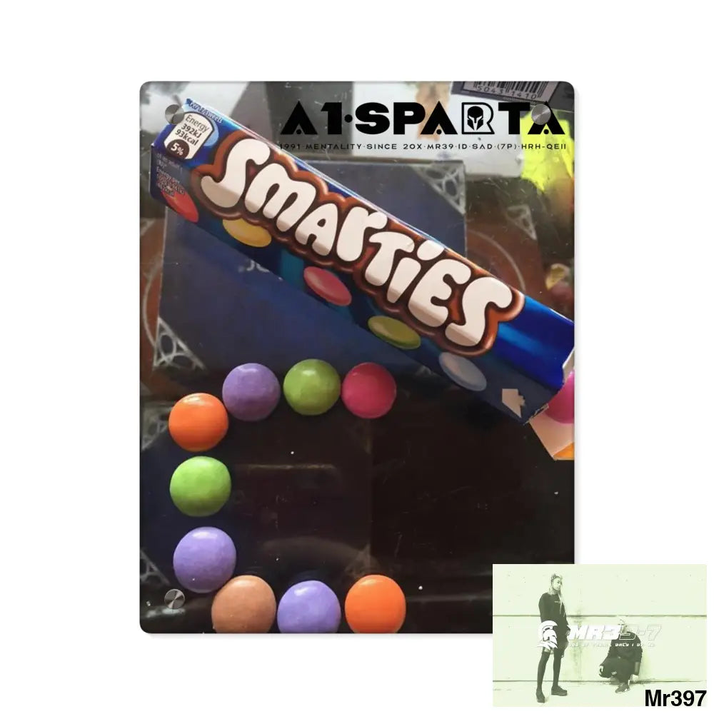 A1-Sparta Kenya into Barmouth 2015 off train 2015.C3D Smarties Acrylic Wall Art Panel 11″ x 14″ (Vertical) / 0.25’’