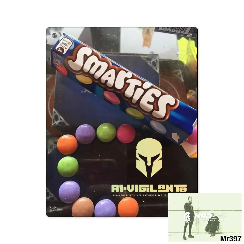 A1-Sparta Kenya into Barmouth 2015 off train 2015.C3D Smarties Acrylic Wall Art Panel 16″ x 20″ (Vertical) / 0.25’’