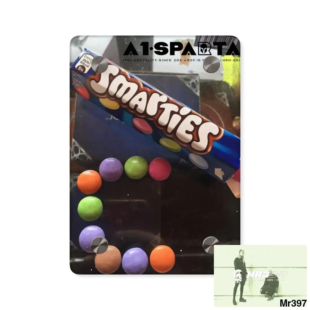 A1-Sparta Kenya into Barmouth 2015 off train 2015.C3D Smarties Acrylic Wall Art Panel 5’’ x 7’’ (Vertical) / 0.25’’