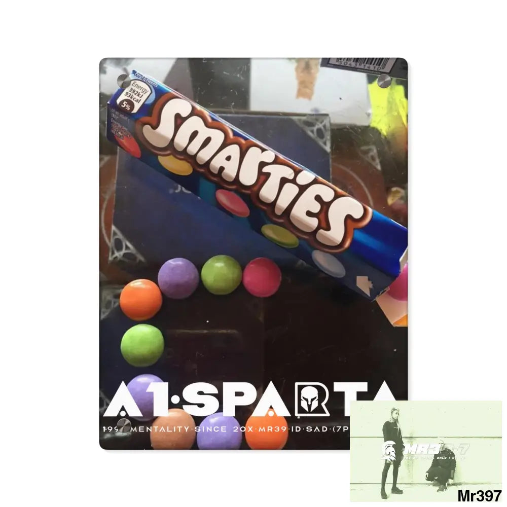 A1-Sparta Kenya into Barmouth Off Train 2015 C3D Smarties Acrylic Wall Art Panels 11″ x 14″ (Vertical) / 0.25’’ Home