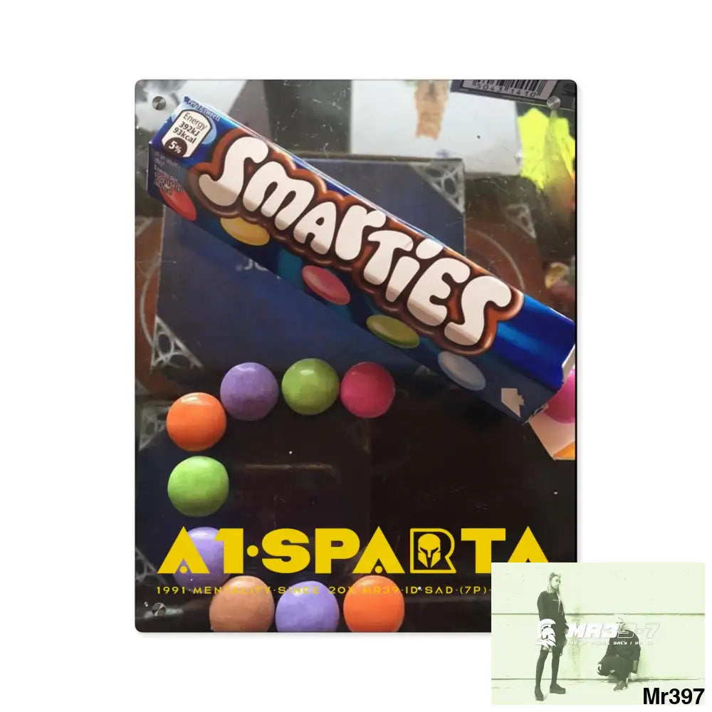 A1-Sparta Kenya into Barmouth Off Train 2015 C3D Smarties Acrylic Wall Art Panels 16″ x 20″ (Vertical) / 0.25’’ Home