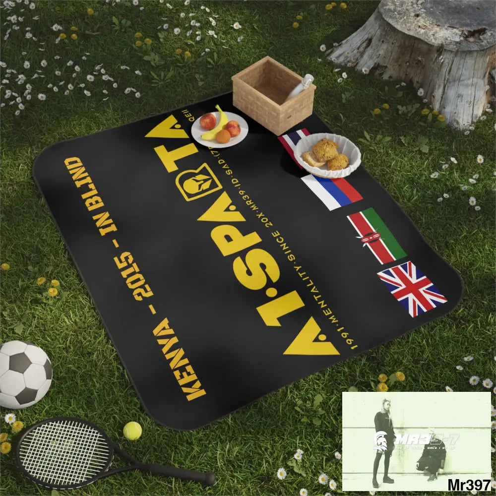 A1 Sparta Kenya Picnic Blanket 61’’ × 51’’ Home Decor