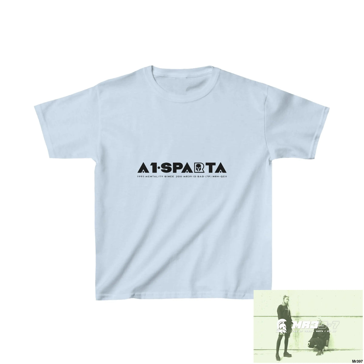 A1-Sparta - Kids Heavy Cotton™ Tee XS / Light Blue Kids clothes