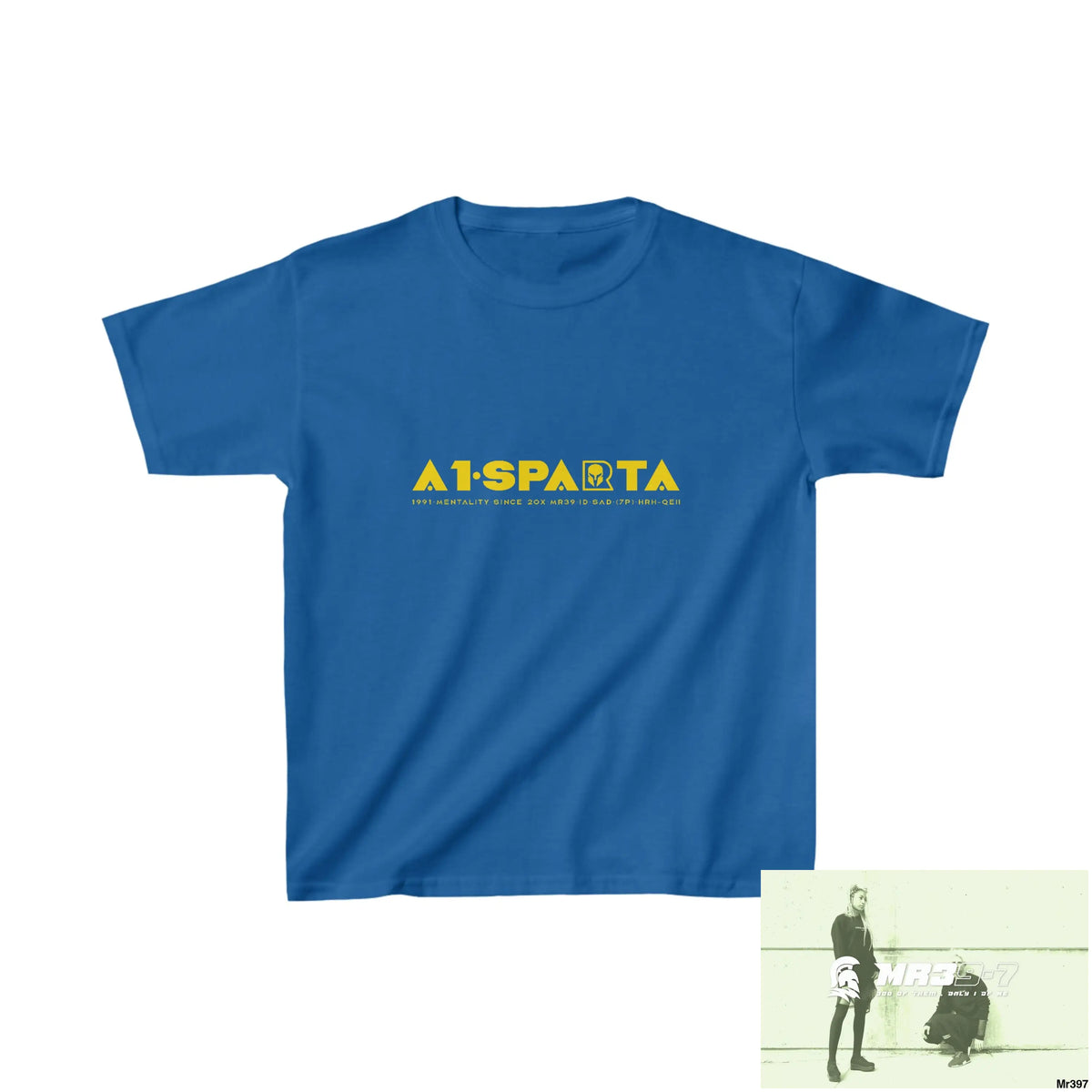 A1-Sparta - Kids Heavy Cotton™ Tee XS / Royal Kids clothes
