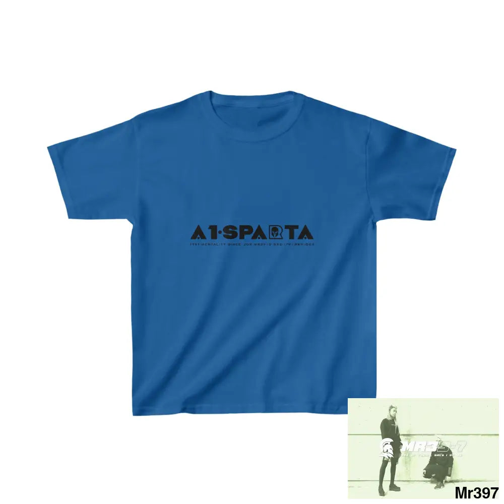 A1-Sparta - Kids Heavy Cotton™ Tee XS / Royal Kids clothes