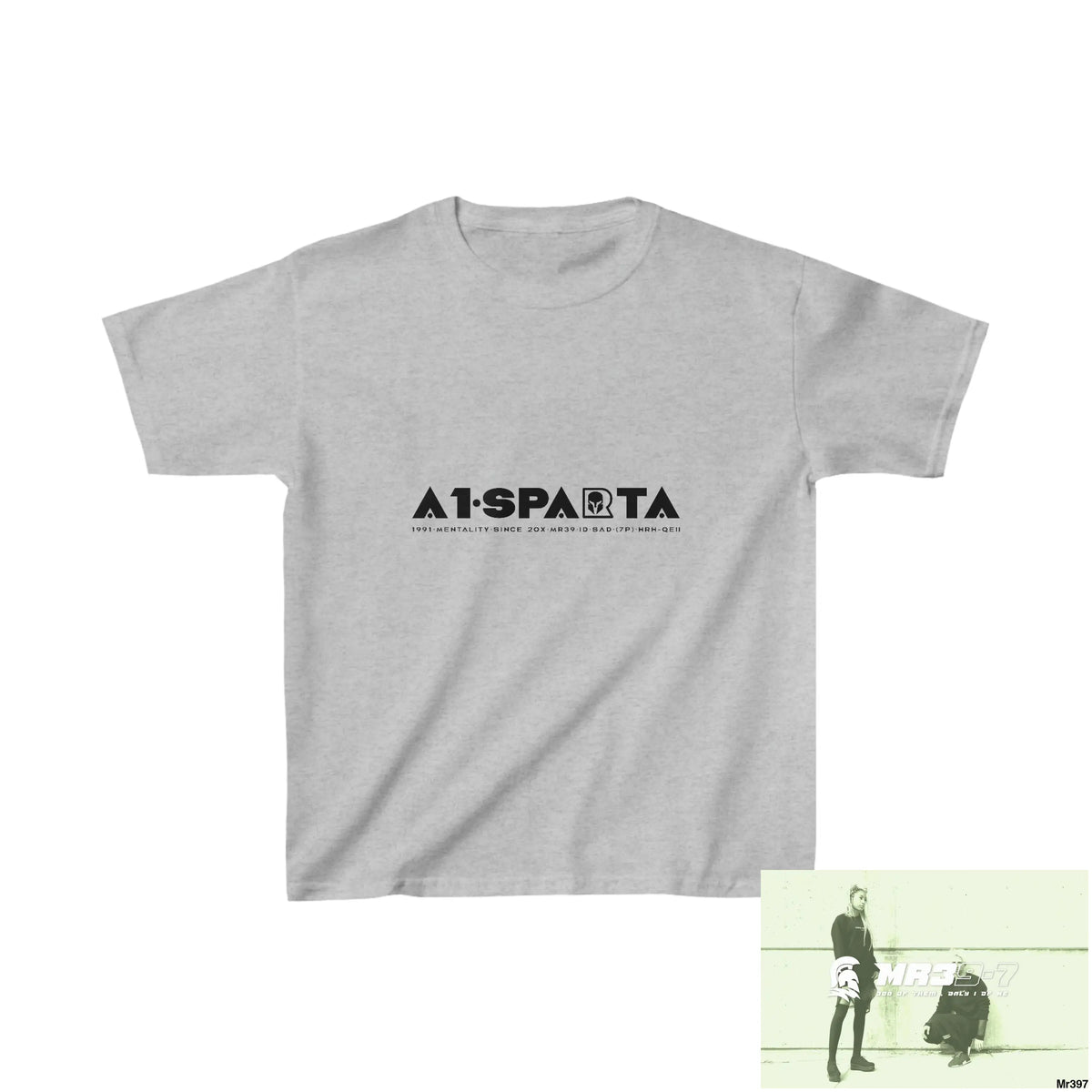 A1-Sparta - Kids Heavy Cotton™ Tee XS / Sport Grey Kids clothes