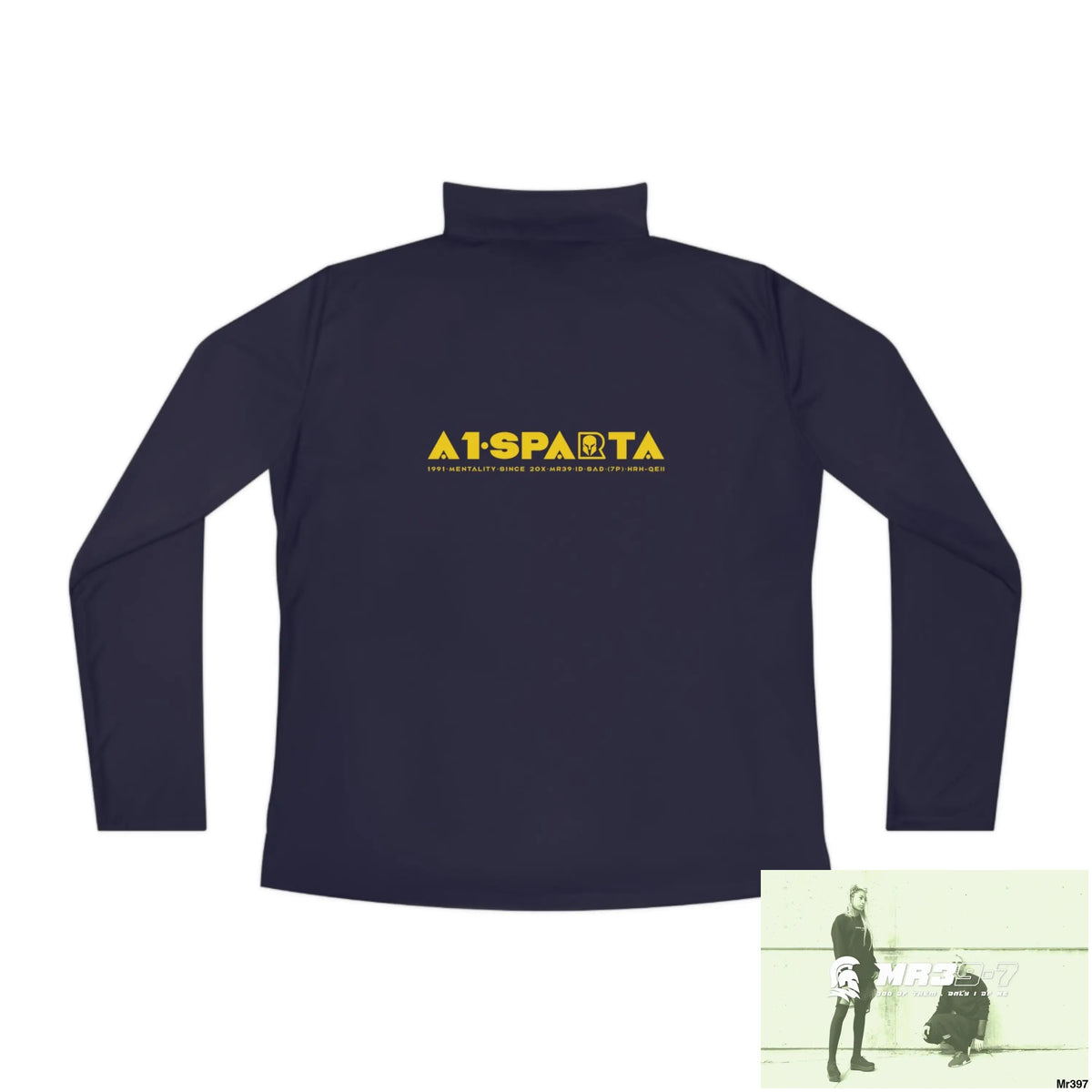 A1- Sparta -Ladies Quarter-Zip Pullover Long-sleeve