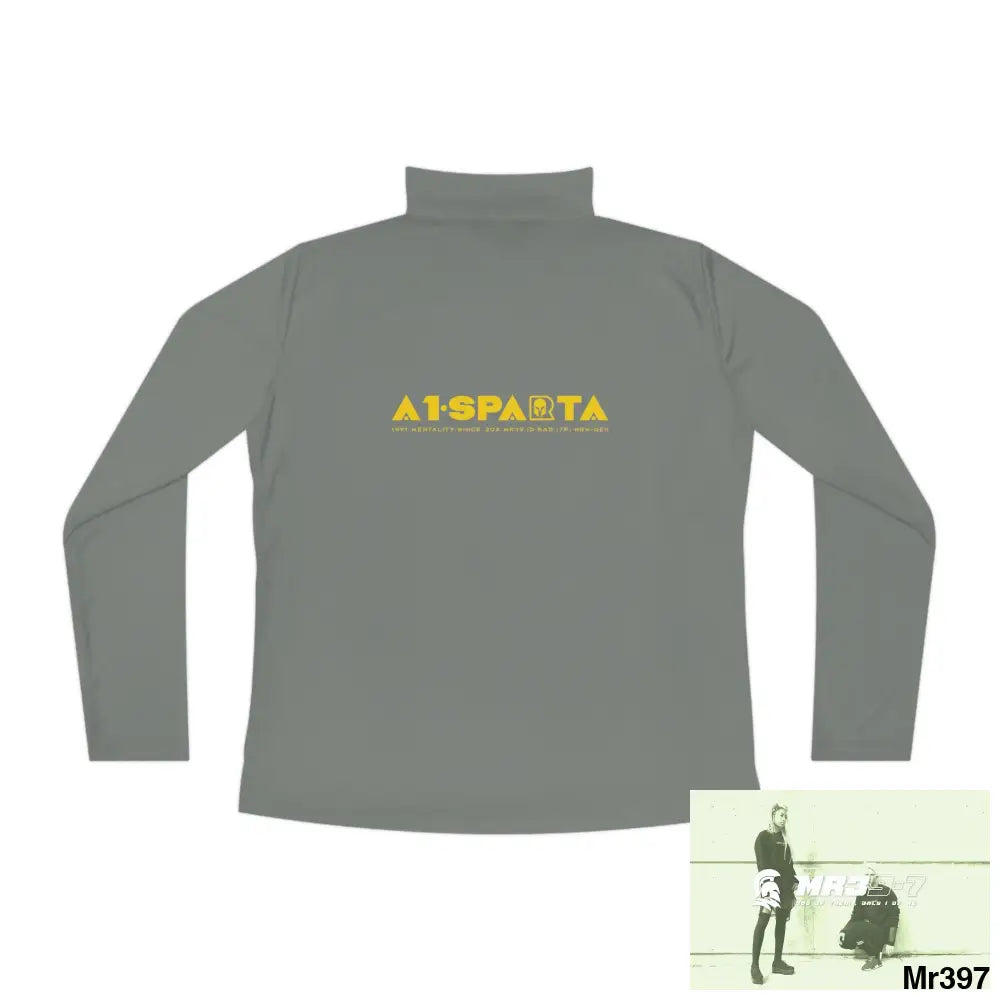 A1- Sparta -Ladies Quarter-Zip Pullover Long-sleeve