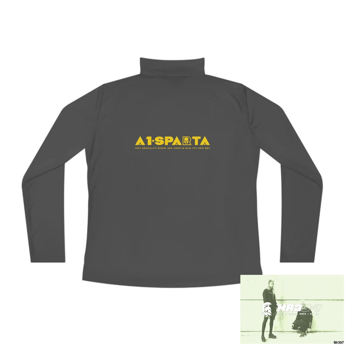 A1- Sparta -Ladies Quarter-Zip Pullover Long-sleeve