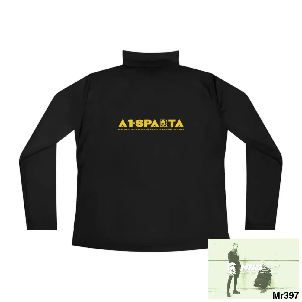 A1- Sparta -Ladies Quarter-Zip Pullover Long-sleeve