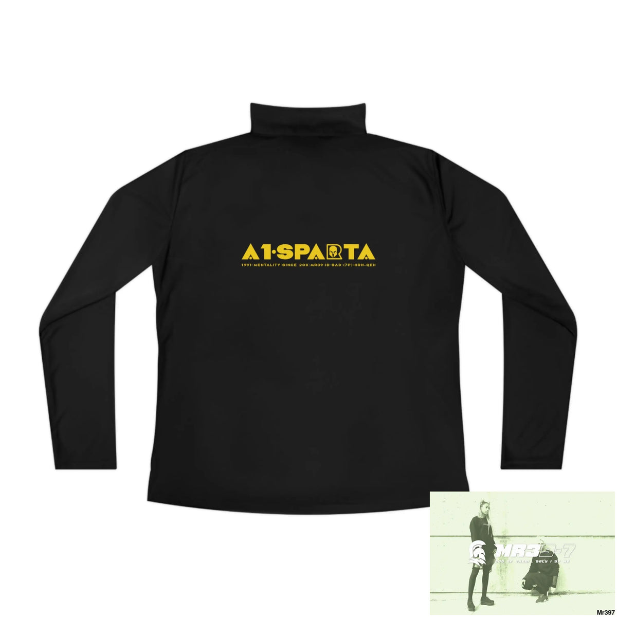 A1- Sparta -Ladies Quarter-Zip Pullover Long-sleeve