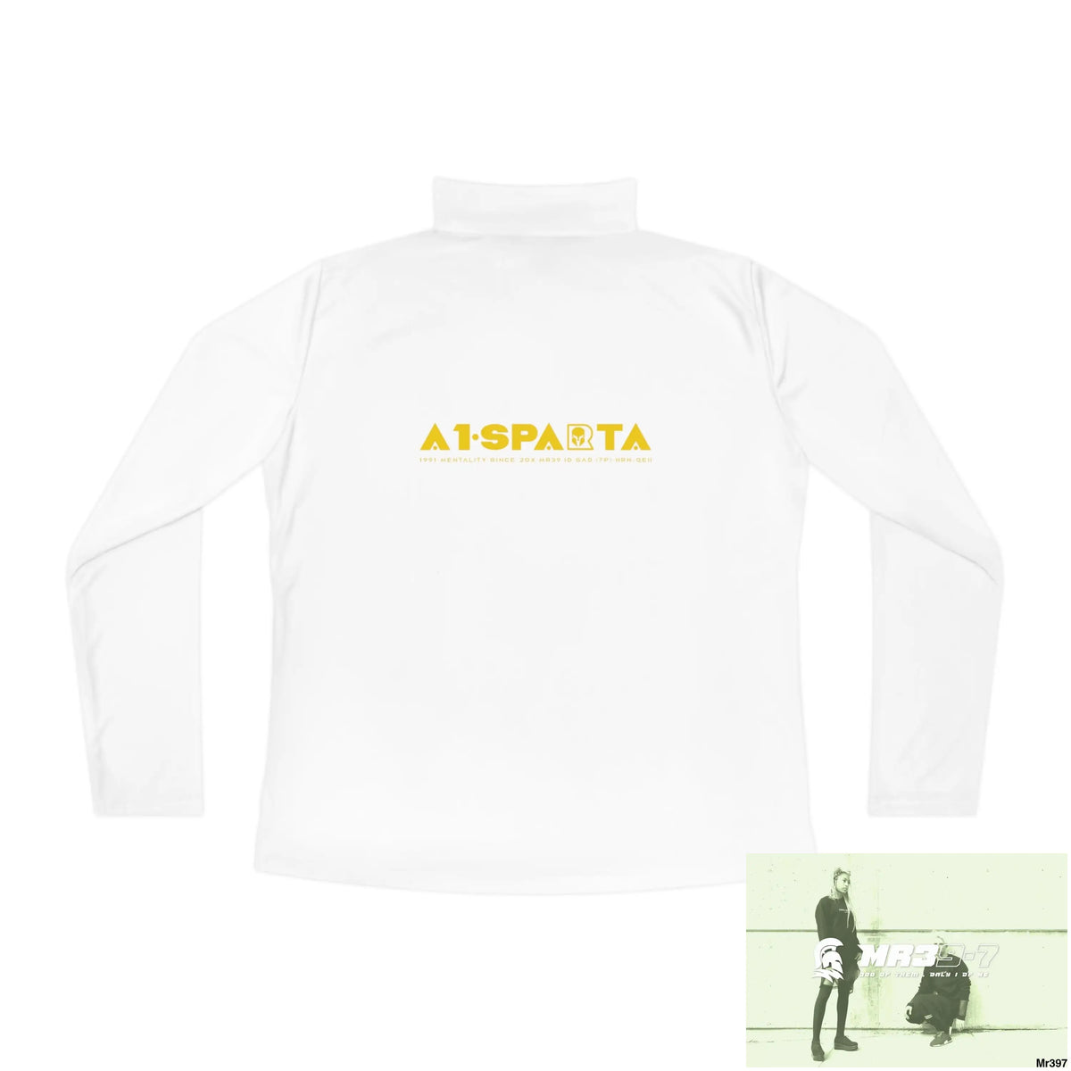 A1- Sparta -Ladies Quarter-Zip Pullover Long-sleeve