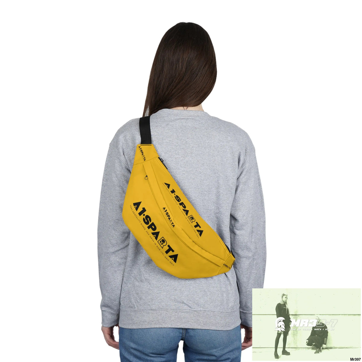 A1.Sparta Large Fanny Pack 8’’ × 9’’ × 4’’ Bags