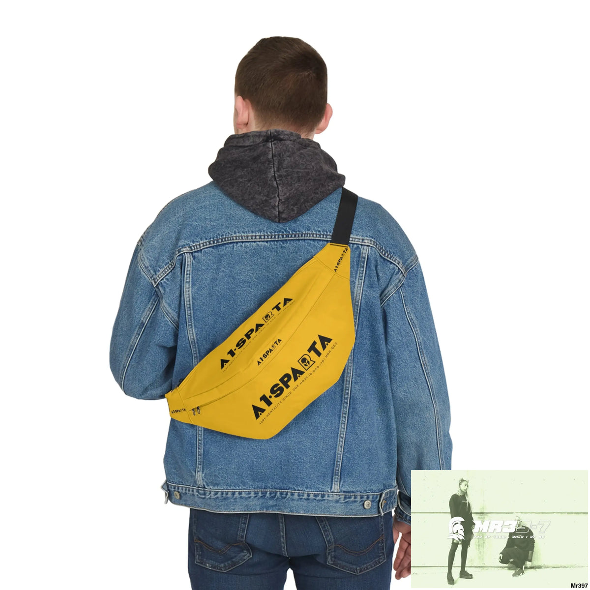 A1.Sparta Large Fanny Pack 8’’ × 9’’ × 4’’ Bags