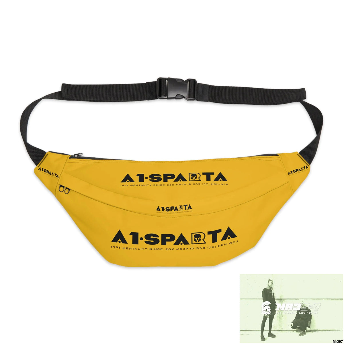 A1.Sparta Large Fanny Pack 8’’ × 9’’ × 4’’ Bags