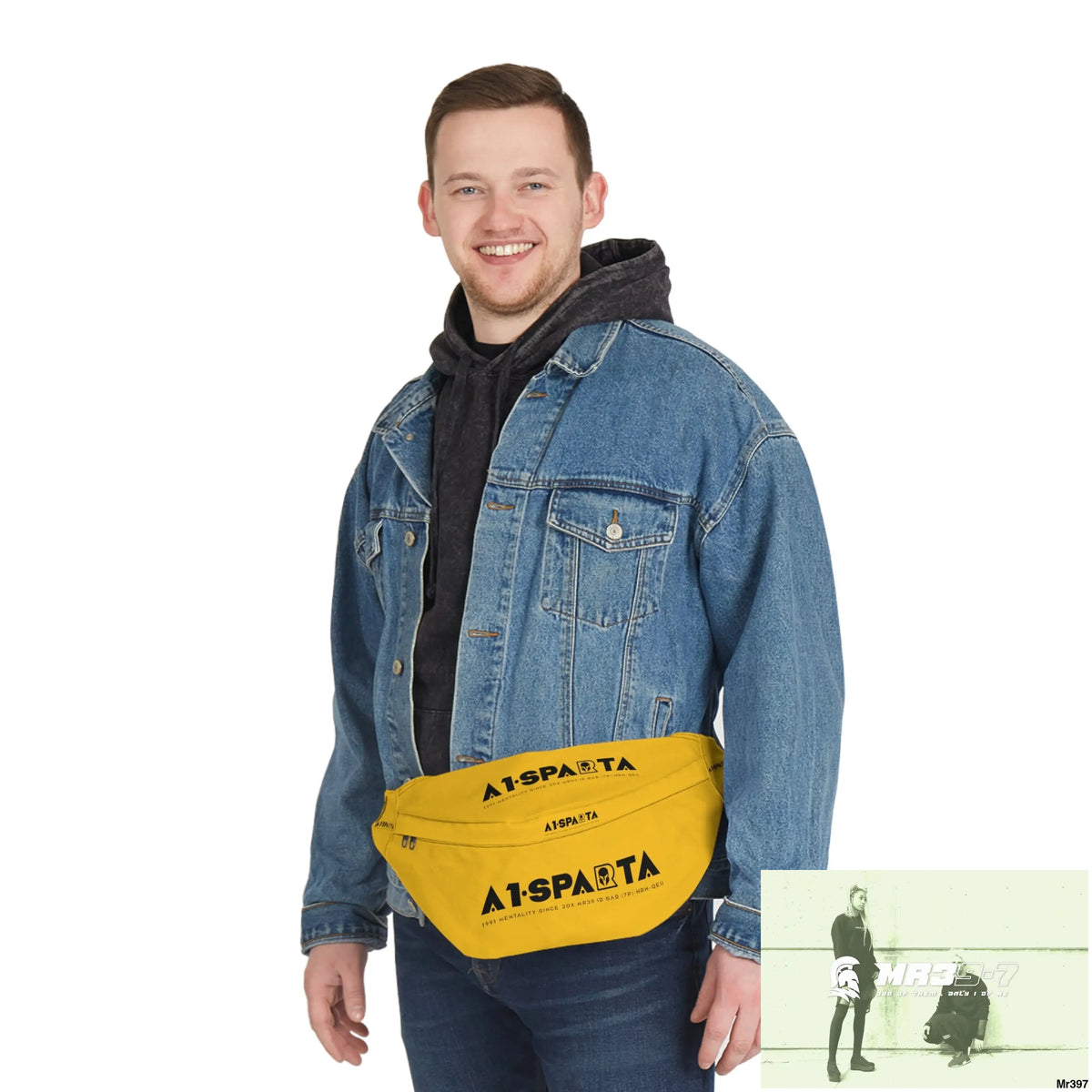 A1.Sparta Large Fanny Pack 8’’ × 9’’ × 4’’ Bags