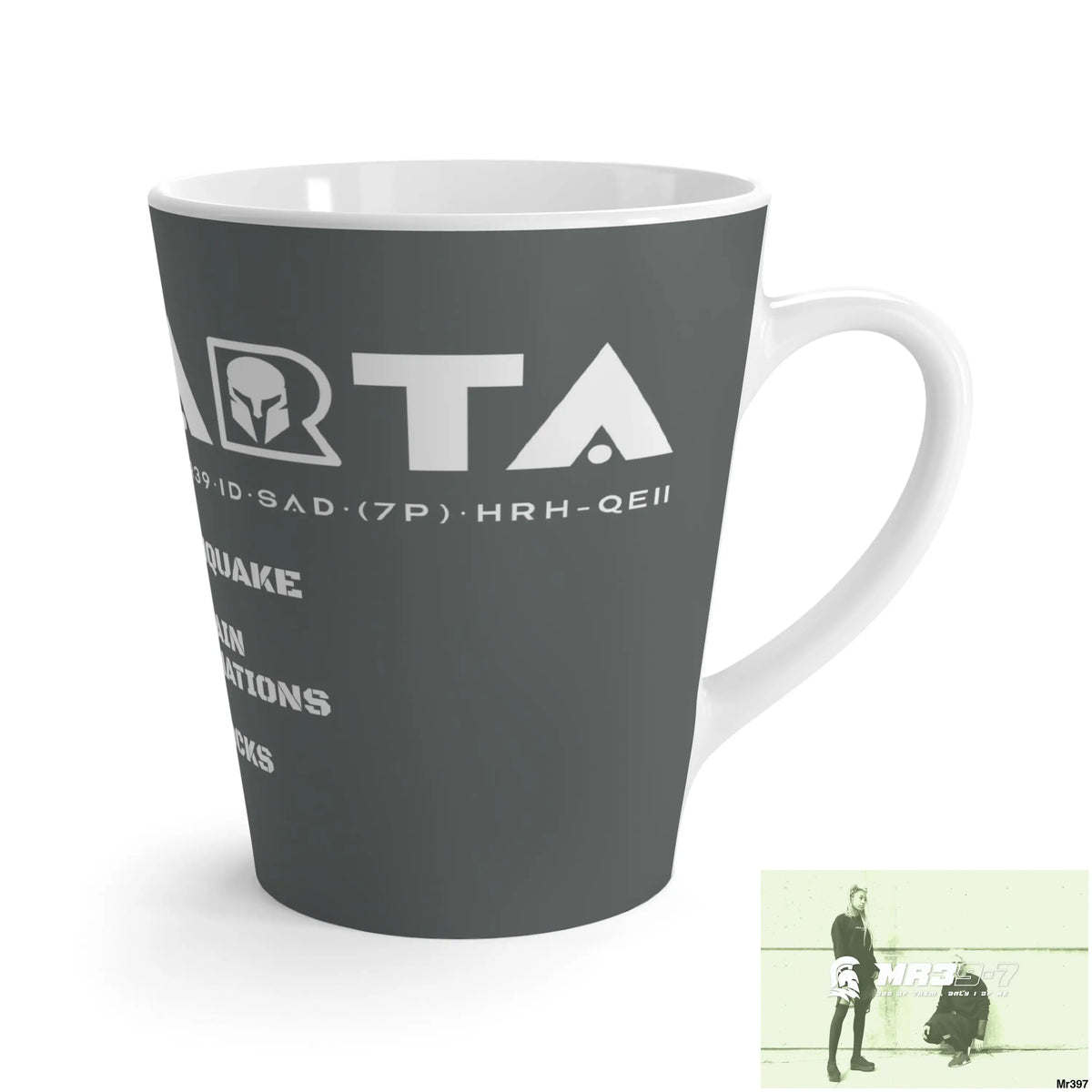 A1•Sparta Latte Mug #300 EarthQuake No Captain Battle Formations / Jesus Rocks • 12oz Mug