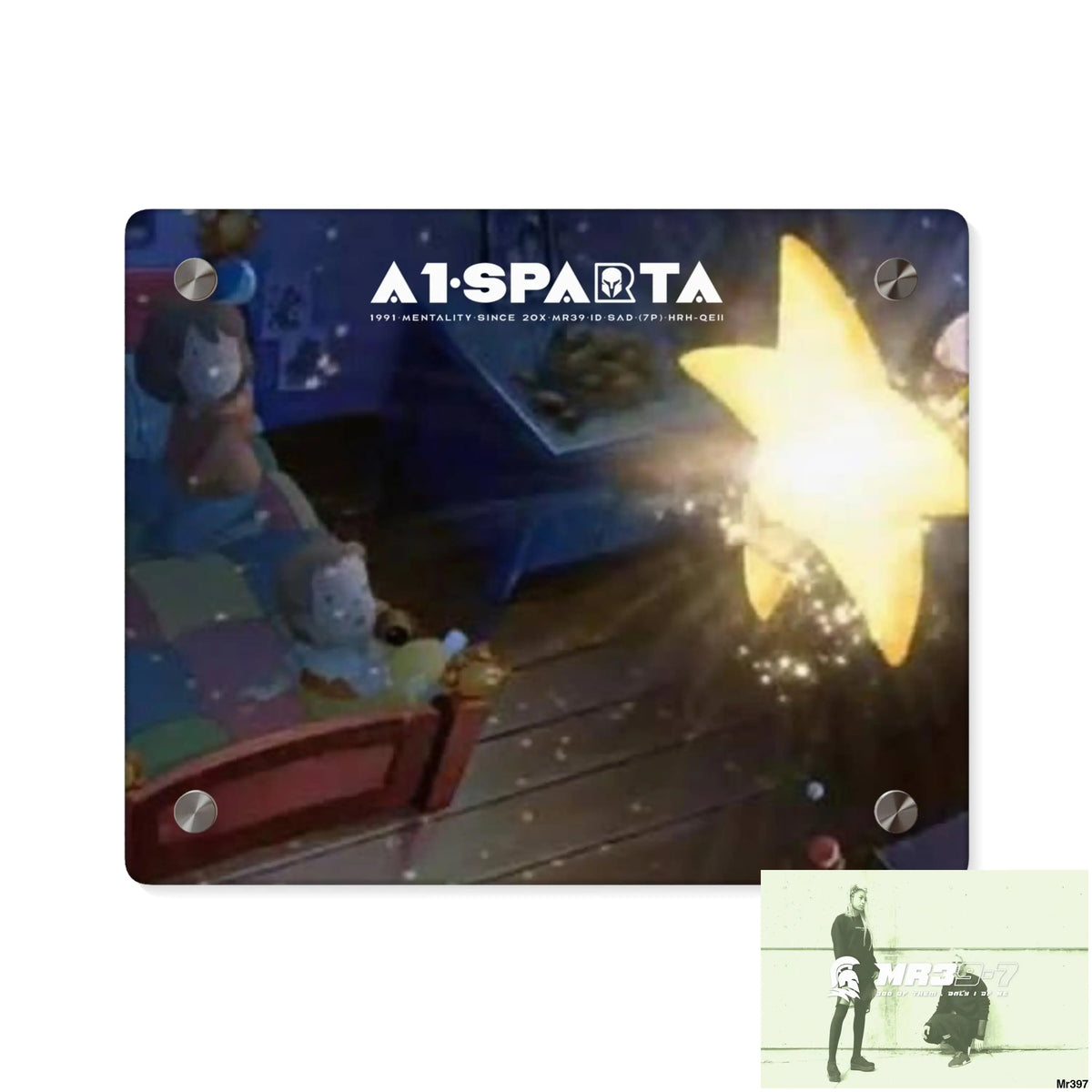 A1-Sparta Laura’s Star Acrylic Wall Art Panels 10″ x 8″ (Horizontal) / 0.25’’ Home Decor