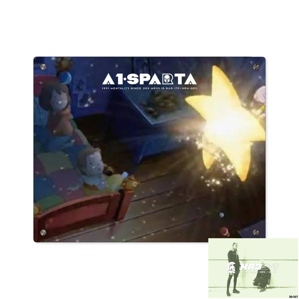 A1-Sparta Laura’s Star Acrylic Wall Art Panels 20″ x 16″ (Horizontal) / 0.25’’ Home Decor