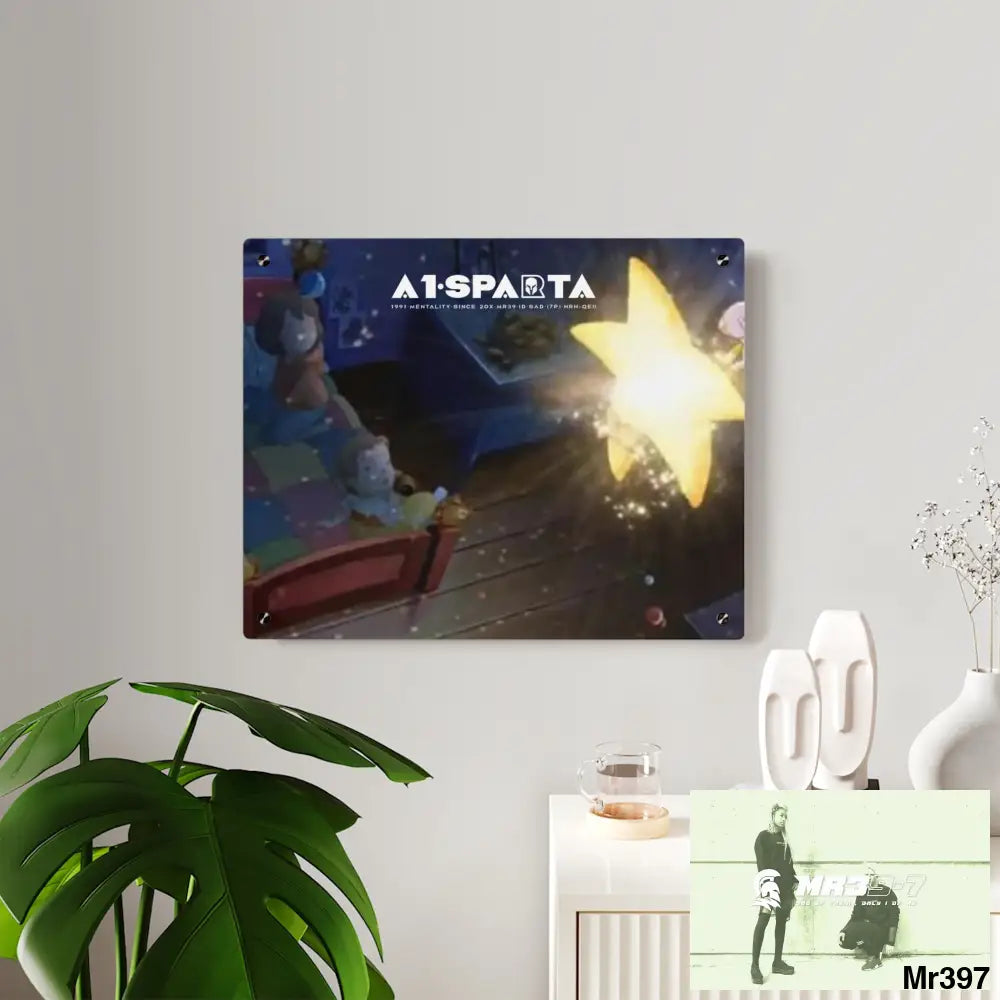 A1-Sparta Laura’s Star Acrylic Wall Art Panels Home Decor