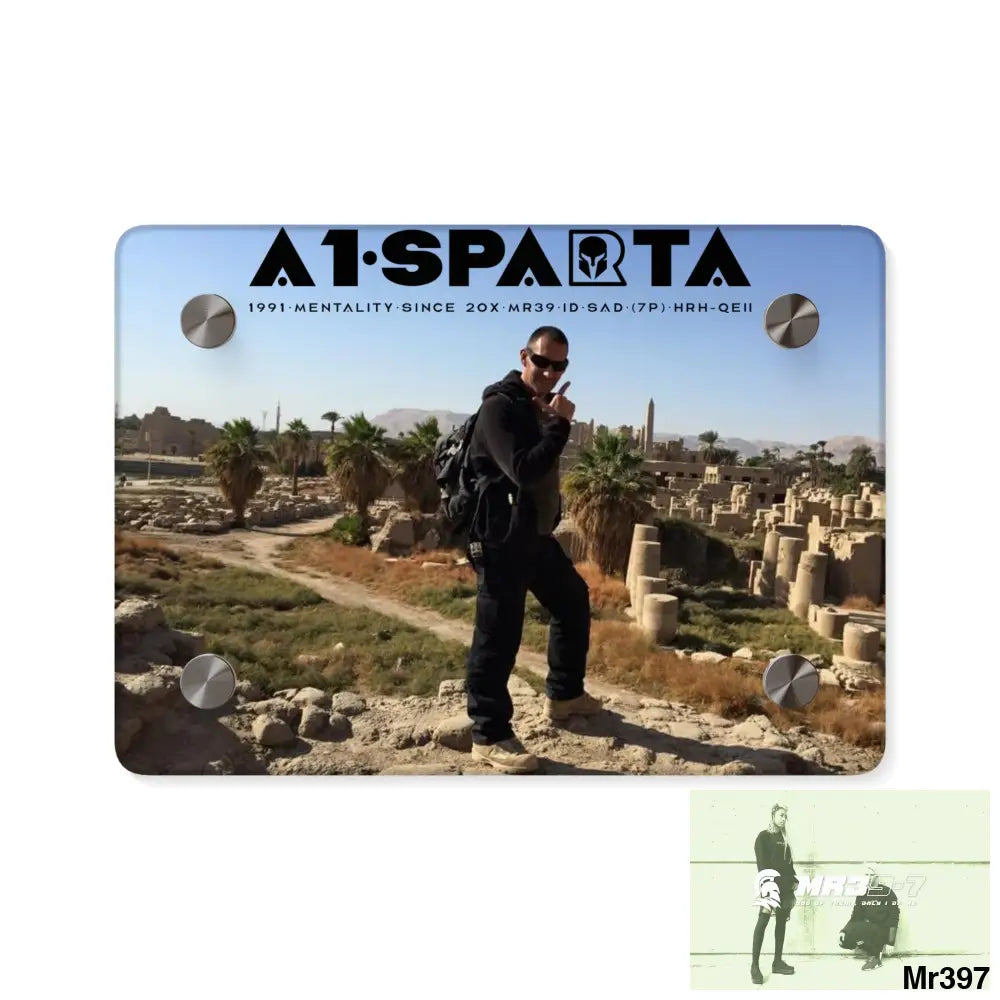 A1-Sparta Luxor Temples heading to Kenya • Acrylic Wall Art Panels 7’’ x 5’’ (Horizontal) / 0.25’’ Home Decor