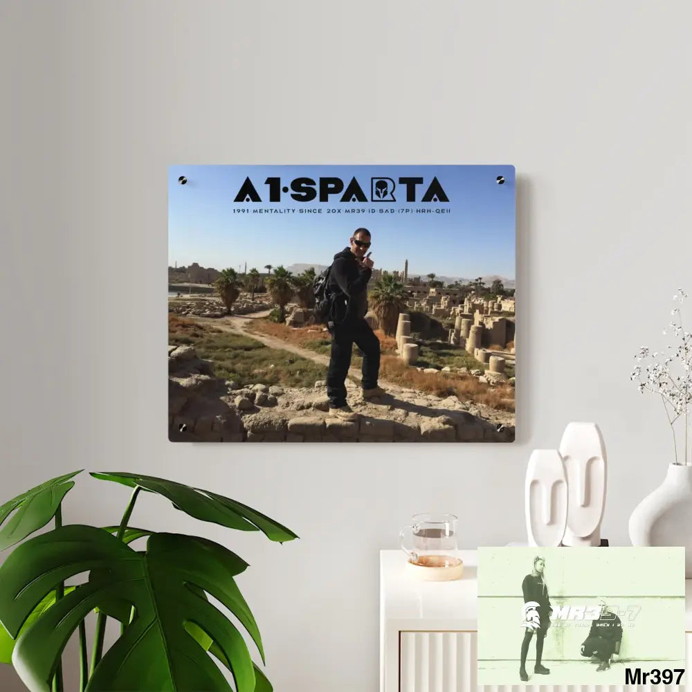 A1-Sparta Luxor Temples heading to Kenya • Acrylic Wall Art Panels Home Decor