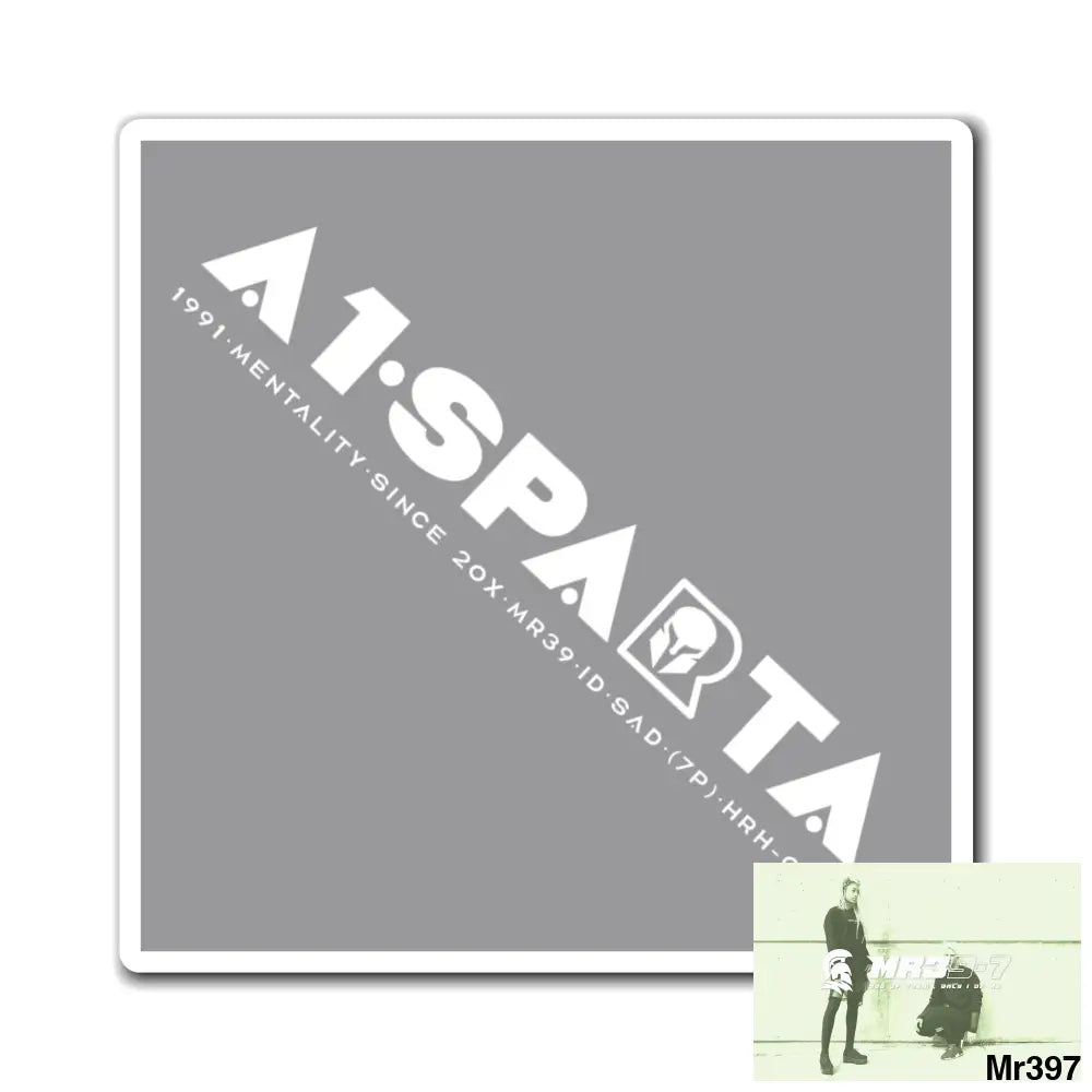 A1.Sparta Magnet 3’’ × 3’’ Paper products