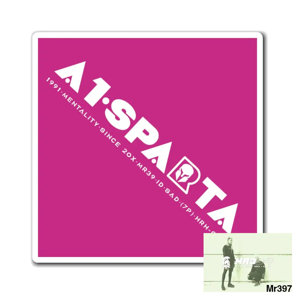 A1.Sparta Magnet 3’’ × 3’’ Paper products