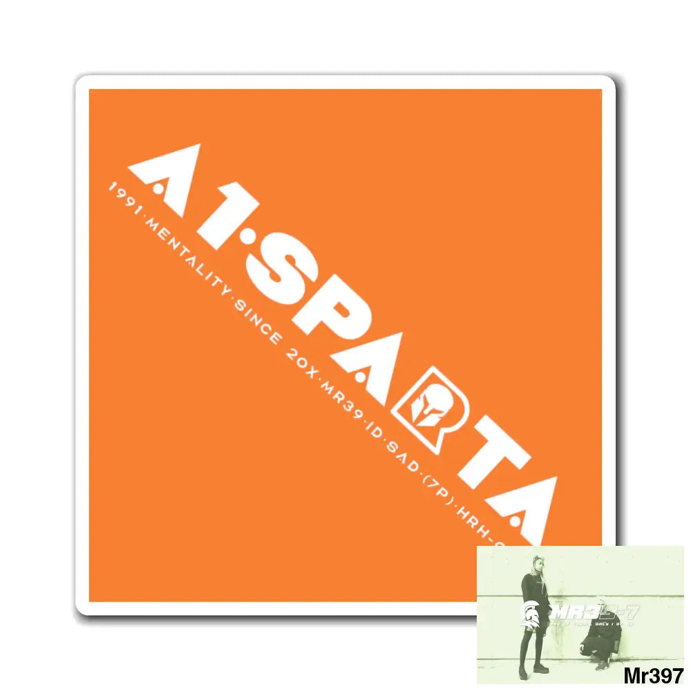 A1.Sparta Magnet 3’’ × 3’’ Paper products