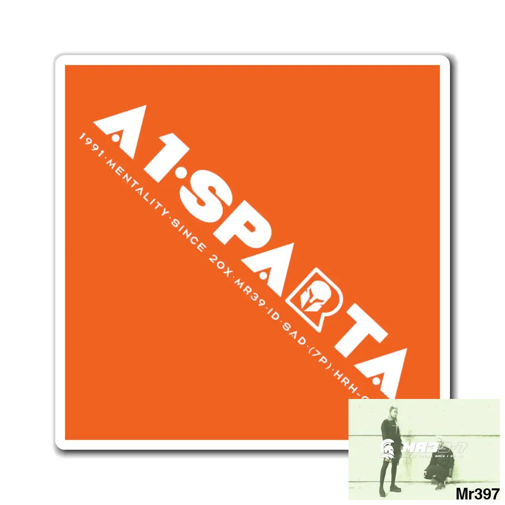 A1.Sparta Magnet 4’’ × 4’’ Paper products